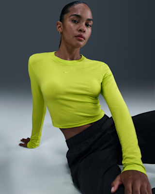 Nike Sportswear Chill Knit Women's Slim Long-Sleeve Cropped Top